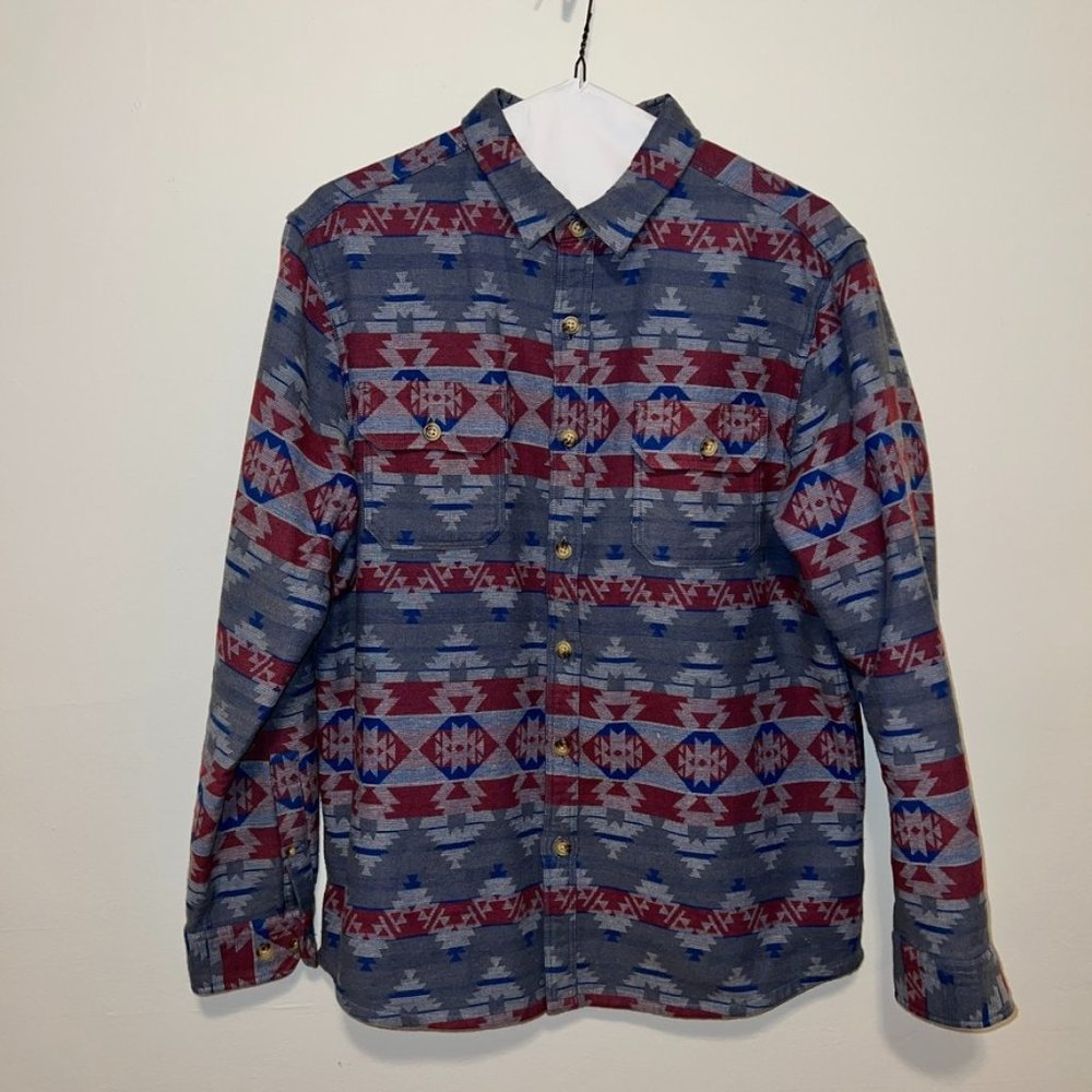 Alsebury - Heavy weight double cloth overshirt - Lg